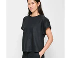 Target European Linen Roll Cuff T-Shirt