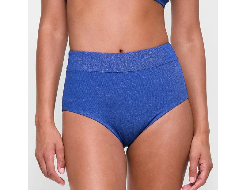 Target Resort Sparkle High Waisted Bikini Swim Bottoms