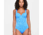 Target Resort Underwire One Piece Jacquard Bathers - Shape Your Body