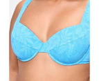 Target Resort Jacquard Underwire Bikini Swim Top