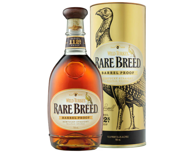 Wild Turkey Rare Breed Barrel Proof Gold Tin Box 700ml