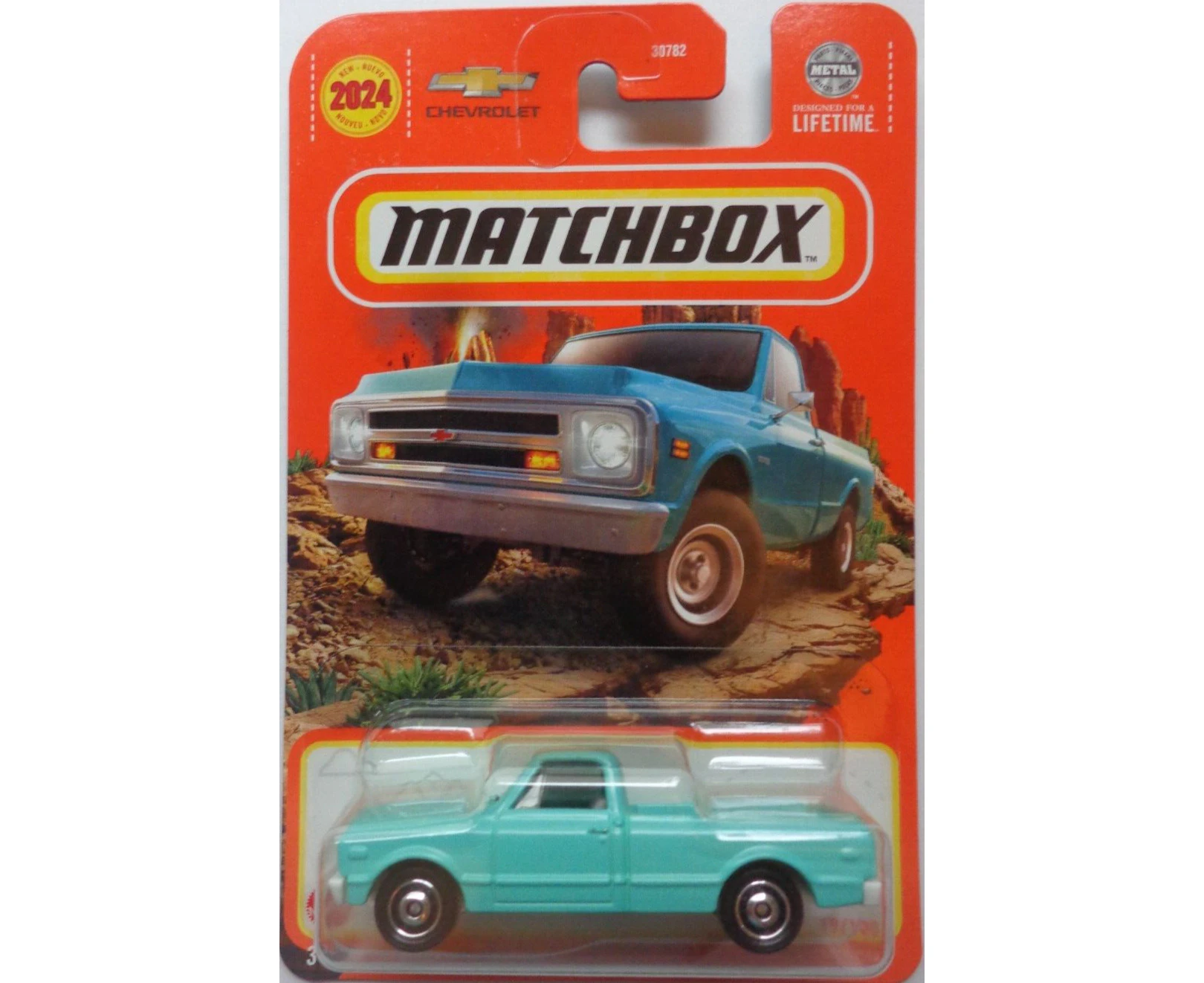 Matchbox Car Collection 2024 Mix 4 Vehicles - 1968 Chevy C10