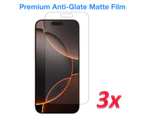 [3 Pack] MEZON Apple iPhone 16 Pro Max (6.9") Anti-Glare Matte Screen Protector Film – Case Friendly, Shock Absorption (iPhone 16 Pro Max, Matte)