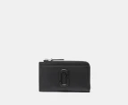 Marc Jacobs The Covered J Marc Top Zip Multi Wallet - Black