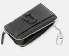 Marc Jacobs The Covered J Marc Top Zip Multi Wallet - Black