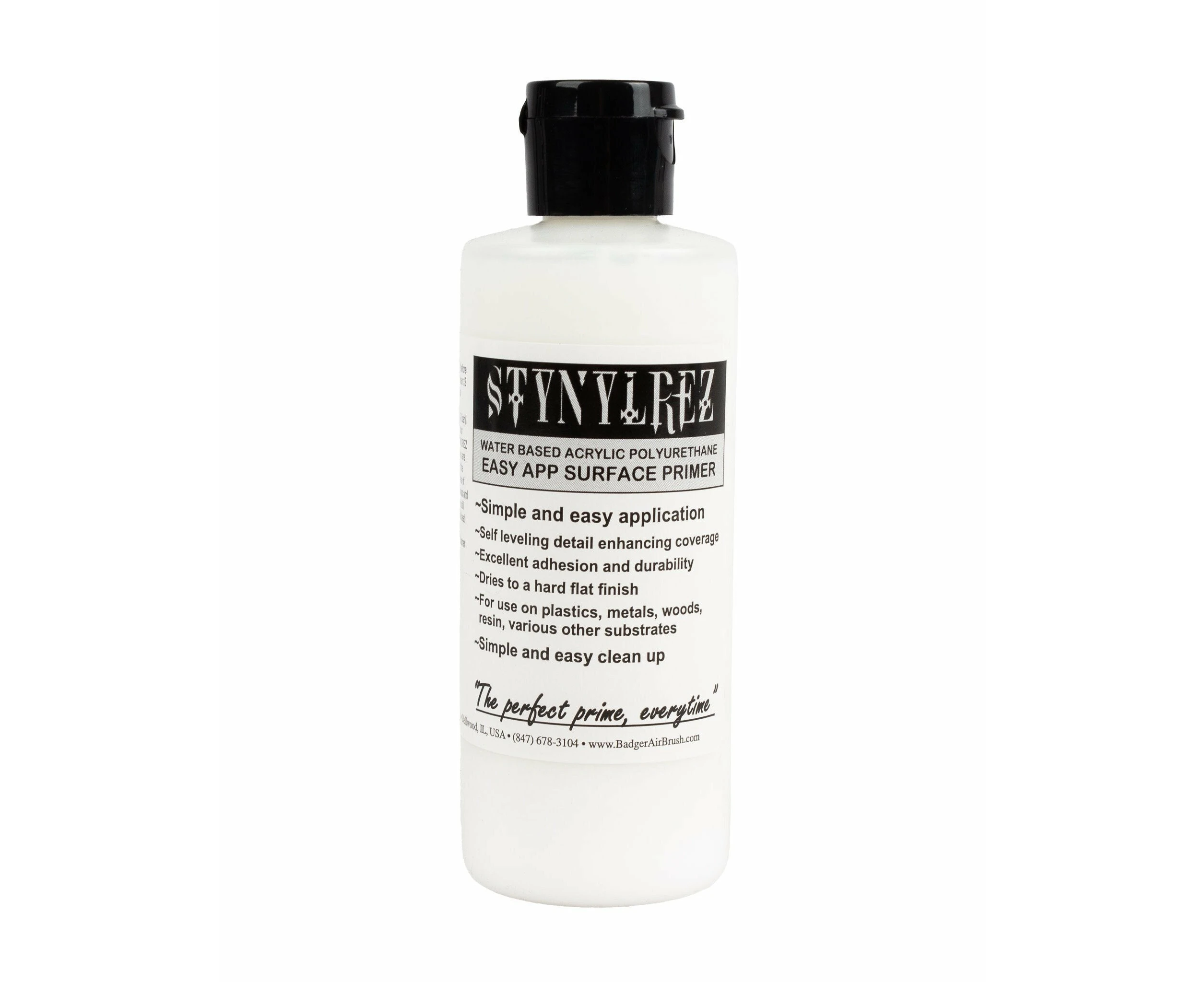 Badger Stynylrez 4Oz / 120Ml White Primer