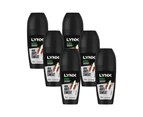 6 x Lynx Antiperspirant Roll On Deodorant Africa 50mL