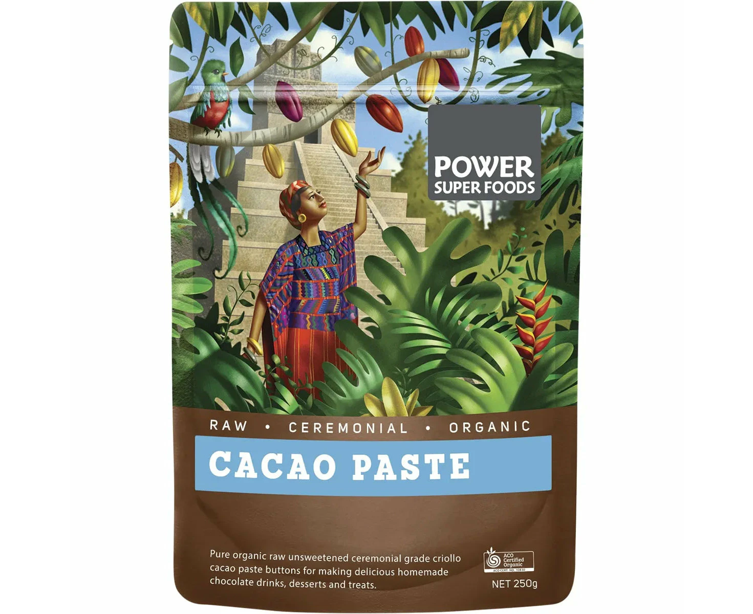 Organic Cacao Paste 250g