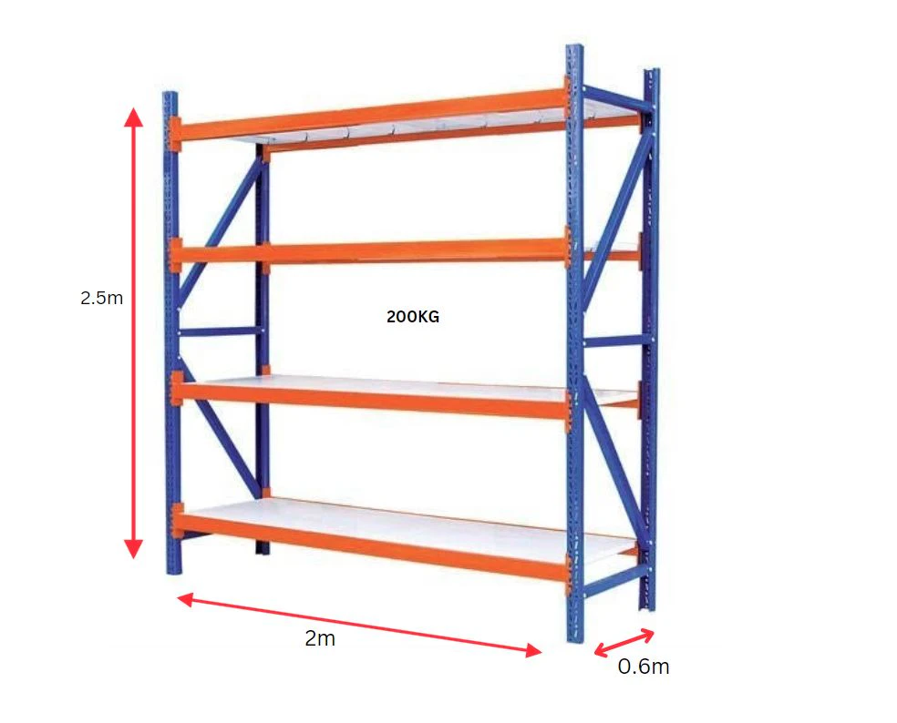 2.5m Medium Duty (Garage/Warehouse) Shelving