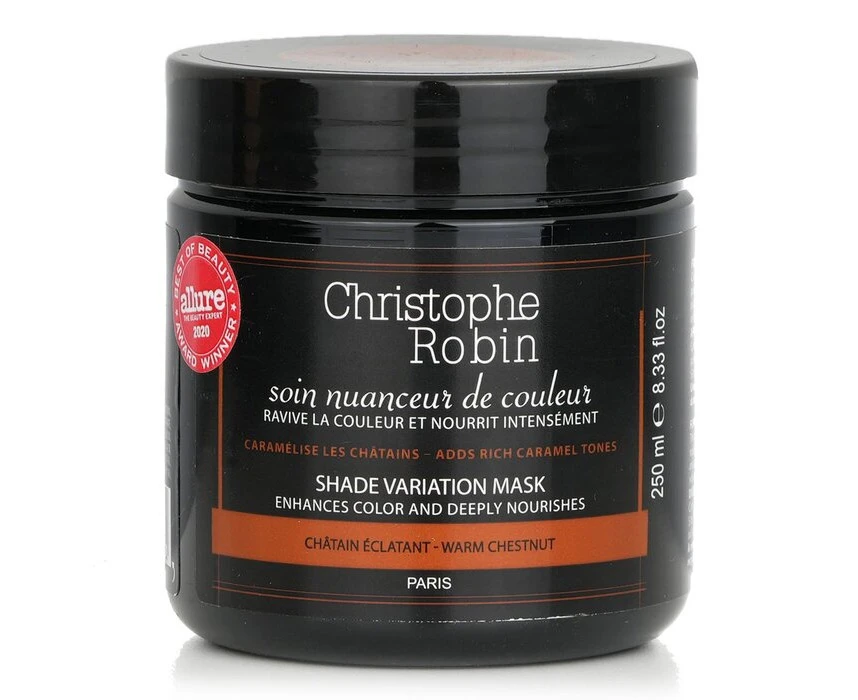 Christophe Robin Shade Variation Mask (Enhances Color & Deeply Nourishes)  Warm Chestnut 250ml/8.33oz