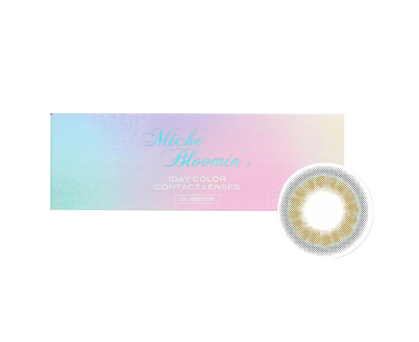 Miche Bloomin' Iris Glow 1 Day Color Contact Lenses (502 Cosmic Latte)   4.00 10pcs