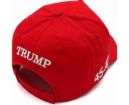 Hot Trump 2024 Maga Red Hat 45 47 Baseball Cap Make America Great Again