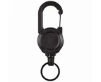 Retractable Keychain Heavy Duty Badge Lanyard Holder Portable Climbing Equipment