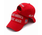 Hot Trump 2024 Maga Red Hat 45 47 Baseball Cap Make America Great Again