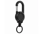 Retractable Keychain Heavy Duty Badge Lanyard Holder Portable Climbing Equipment