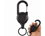 Retractable Keychain Heavy Duty Badge Lanyard Holder Portable Climbing Equipment