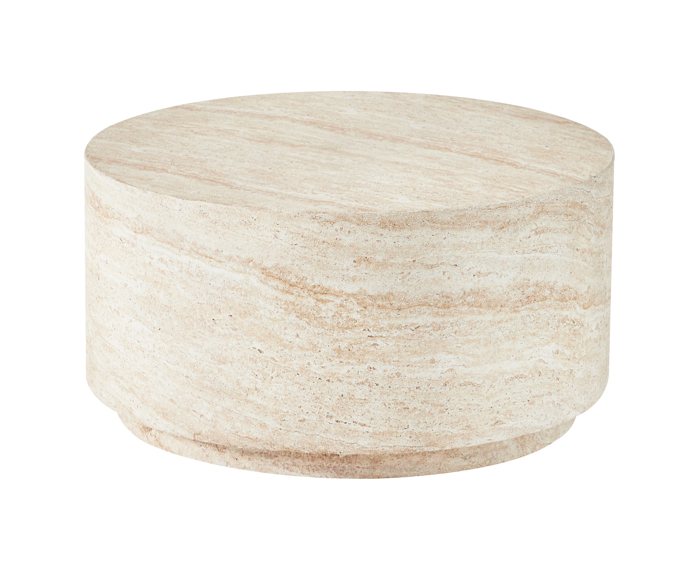 Cooper & Co. Elena 70cm Travertine Look Coffee Table