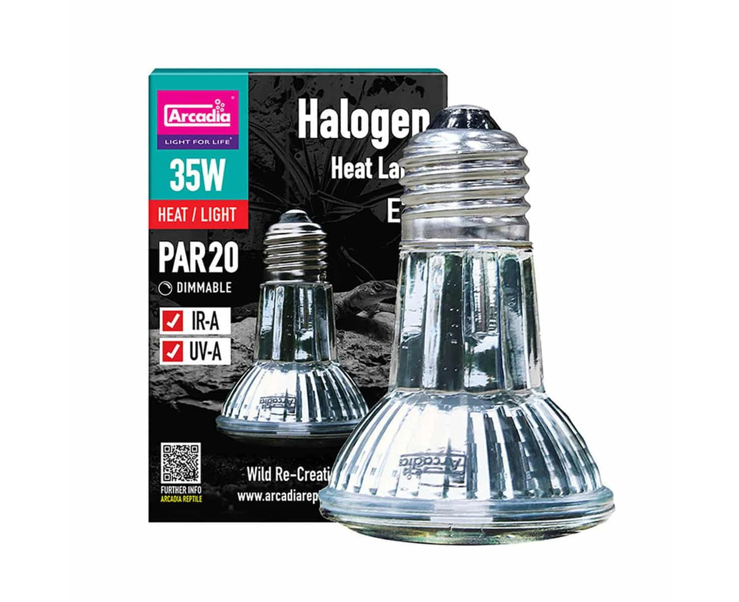 Arcadia Halogen Basking Heat Lamp E27 35w