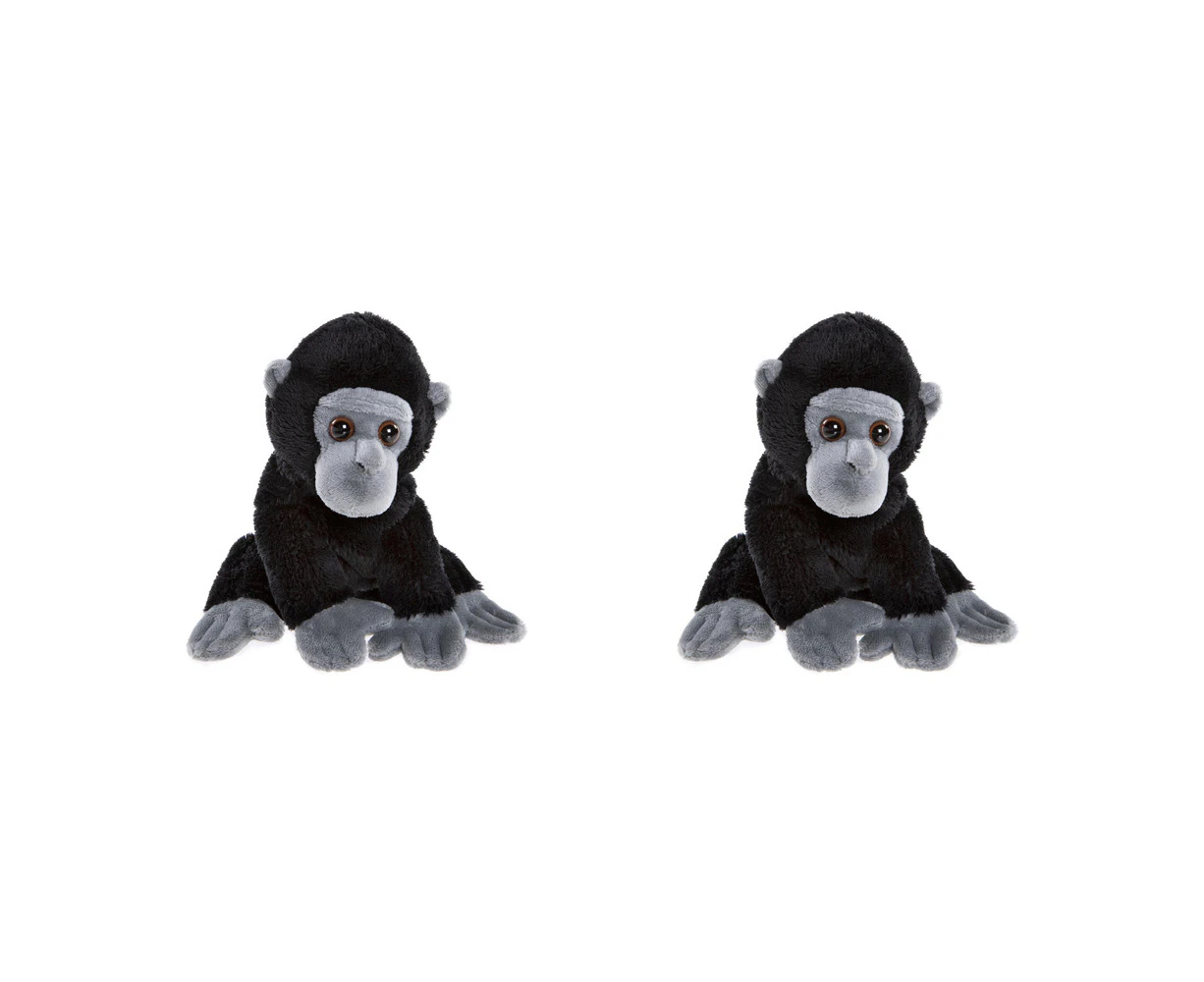 2x Charlie Bears Cuddle Cub Gorilla Kids/Children Soft Fun Play Toy 0m+ Black