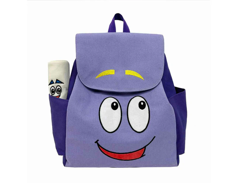 Dora Explorer Backpack Rescue Bag With Map Toys Purple Kids Girl Boys Gift Canvas style