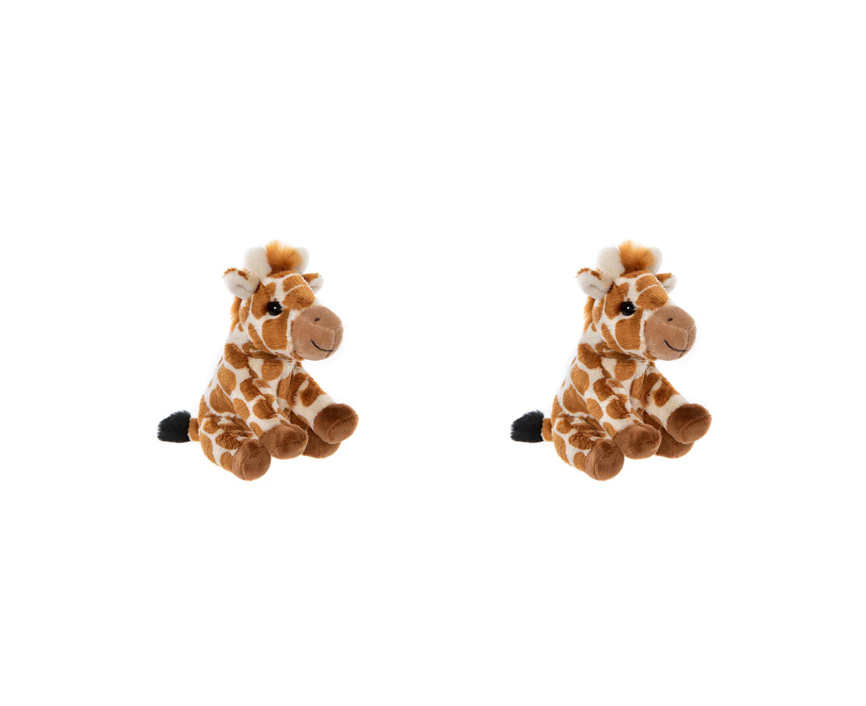 2x Charlie Bears Cuddle Cub Giraffe Kids/Children/Baby Soft Fun Play Toy 0m+