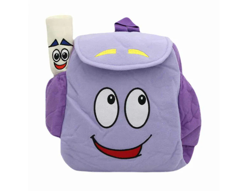 Dora Explorer Backpack Rescue Bag With Map Toys Purple Kids Girl Boys Gift Canvas style