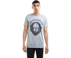 Star Wars: The Mandalorian Mens Cotton T-Shirt (Grey) - TV1285