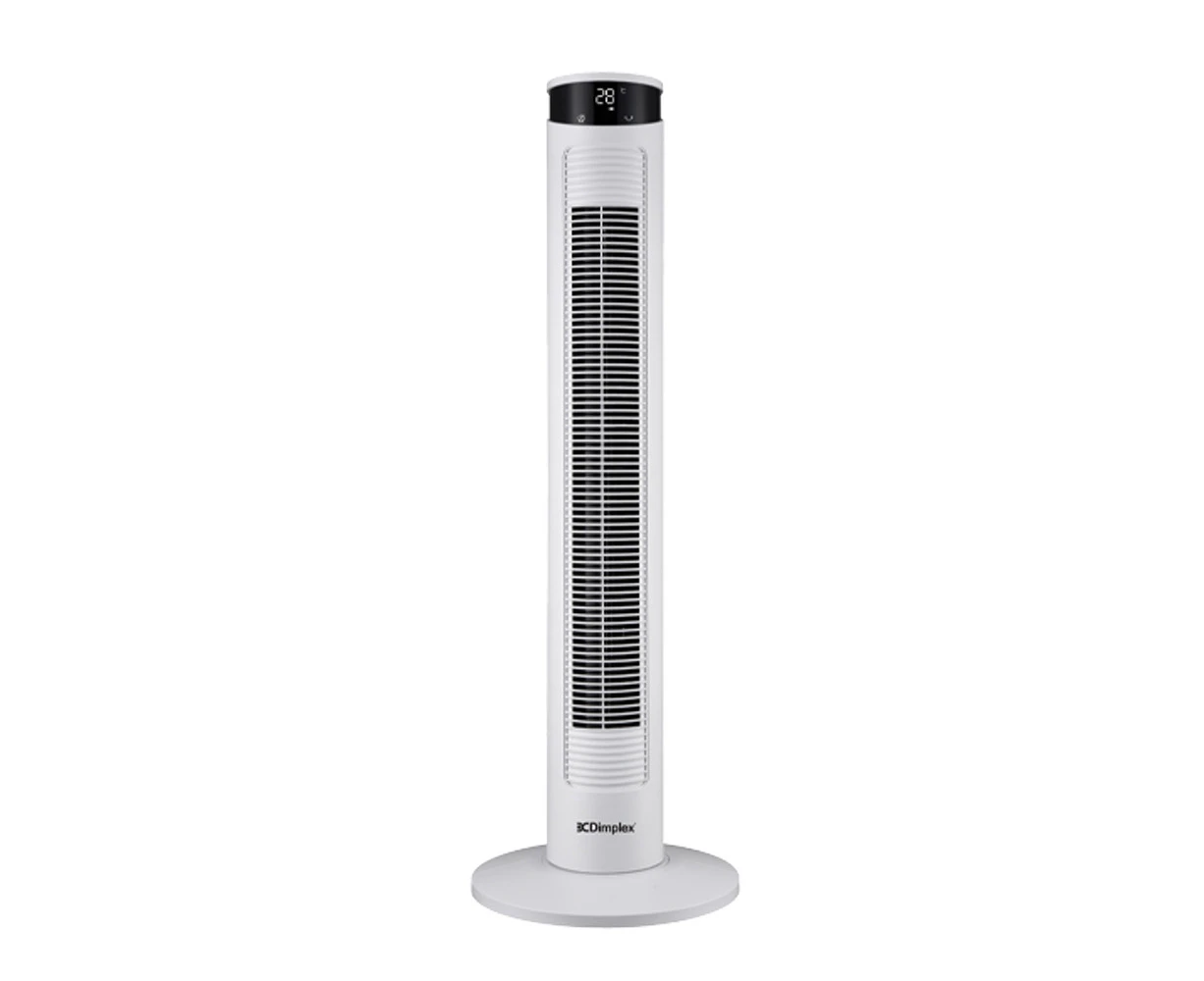 Dimplex 91cm 45W 3 Speed Cooling Portable Oscillating Tower Fan w/ Remote White