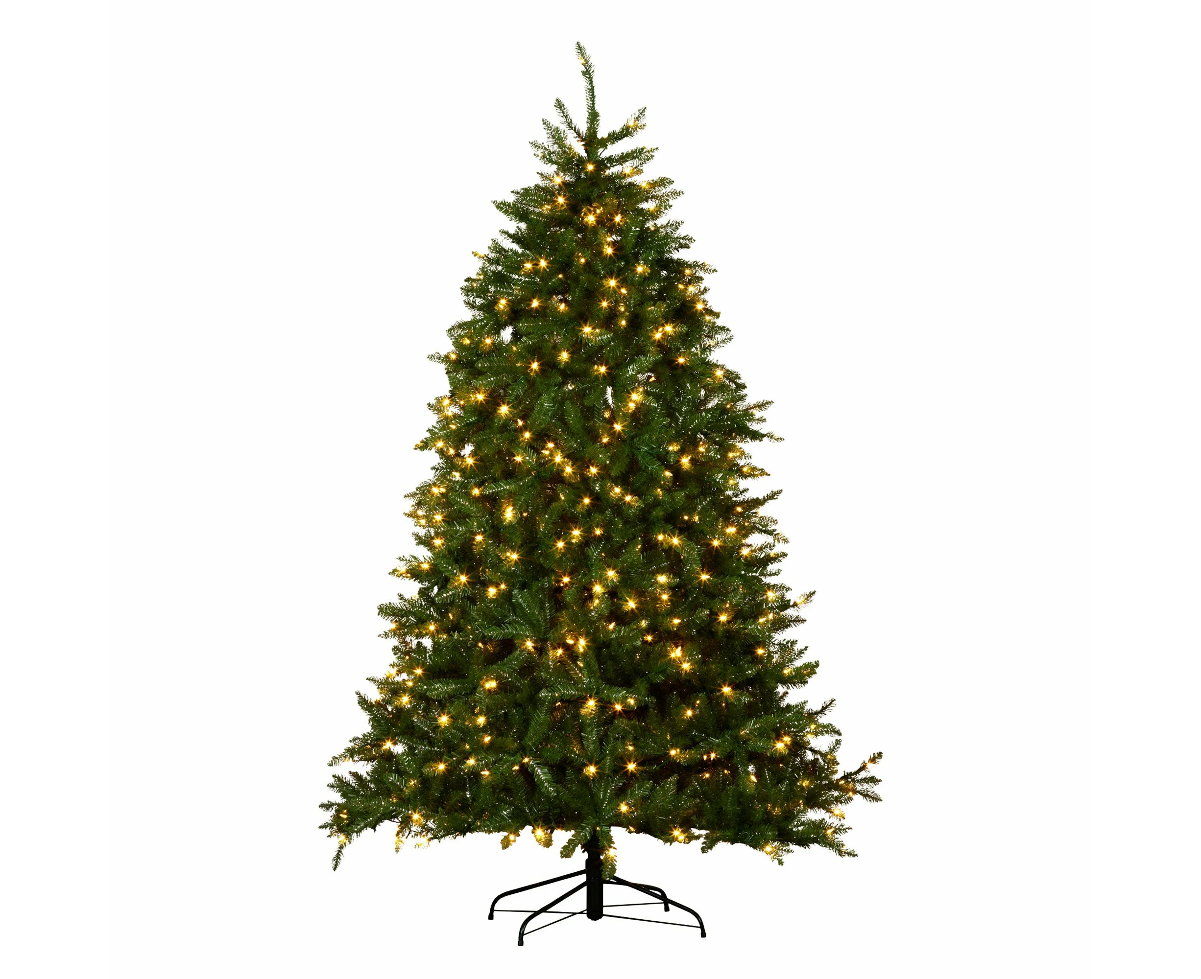 National Tree Company 2.7m Dunhill Shimmer Fir Pre-Lit Christmas Tree