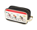 2x Rex London Le Bicycle Travel/Toiletry Wash Bag w/ 2 Internal Pockets 26x14cm