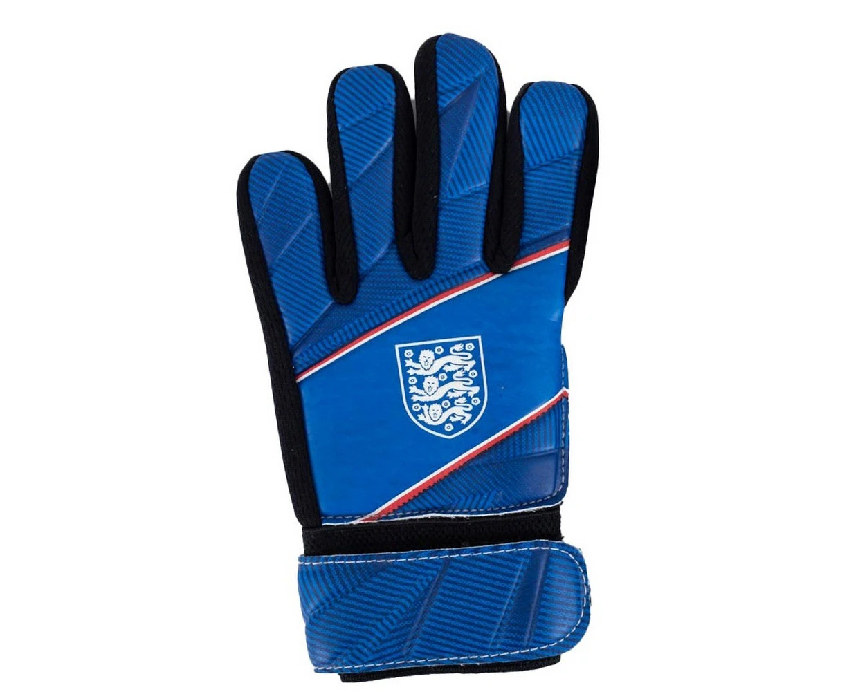 England FA Childrens/Kids Goalkeeper Gloves (Blue/White) - TA12318