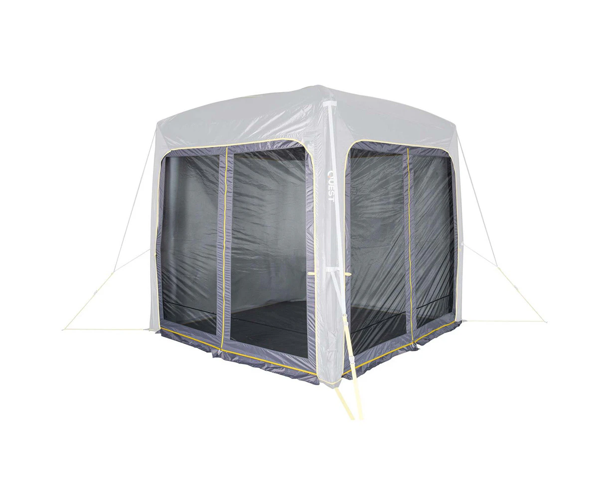 Quest Outdoors Air Gazebo 2.4 Mesh Wall Kit Sun/Wind Cover Rain Protection