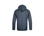 Weird Fish Mens Perranporth Grindle Embossed Hoodie (Navy) - WF293