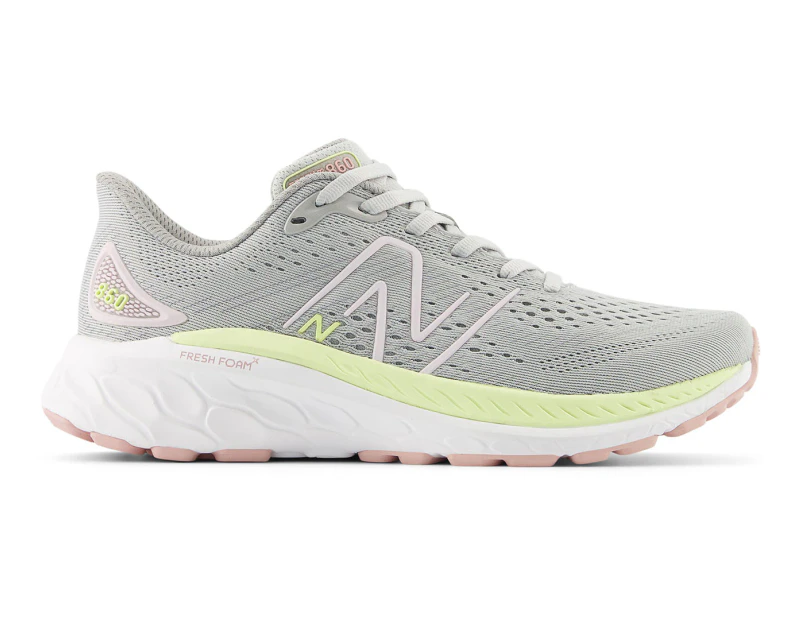 New Balance Women's Fresh Foam X 860v13 Running Shoes - Grey/Yellow