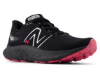 New Balance Women's Fresh Foam X EVOZ v3 Running Shoes - Black/Hi-Pink/Phantom