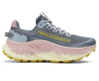 New Balance Women's Fresh Foam More v3 Trail Running Shoes - Arctic Grey/Orb Pink/Tea Tree