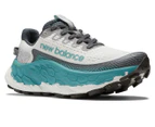 New Balance Women's Fresh Foam More v3 Wide Fit Trail Running Shoes - Reflection/Faded Teal