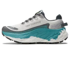 New Balance Women's Fresh Foam More v3 Wide Fit Trail Running Shoes - Reflection/Faded Teal