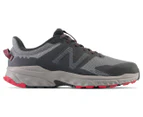 New Balance Men's Fresh Foam 510v6 Trail Running Shoes - Grey/Black/Team Red