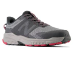 New Balance Men's Fresh Foam 510v6 Trail Running Shoes - Grey/Black/Team Red