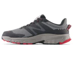 New Balance Men's Fresh Foam 510v6 Trail Running Shoes - Grey/Black/Team Red