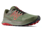 New Balance Men's DynaSoft Nitrel v5 Wide Fit Trail Running Shoes - Khaki/Red