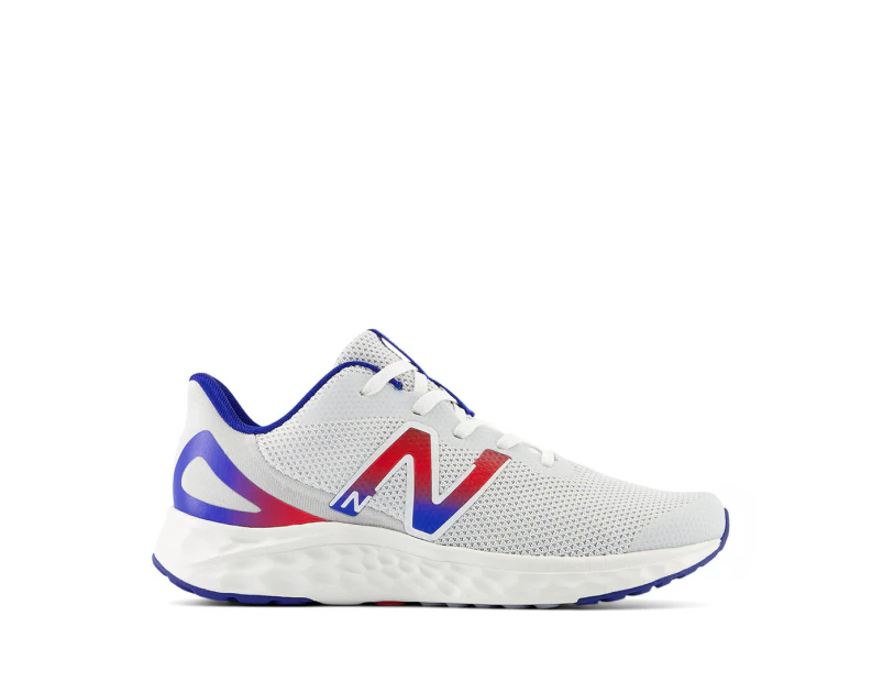 New Balance Youth Fresh Foam Arishi v4 Running Shoes - Grey/Navy/Red