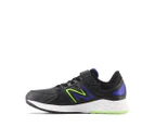 New Balance Kids' Fresh Foam 76T V1 Running Shoes - Black/Lime/Blue