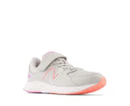 New Balance Girls' Fresh Foam 76T V1 Running Shoes - Brighton Grey/Pink