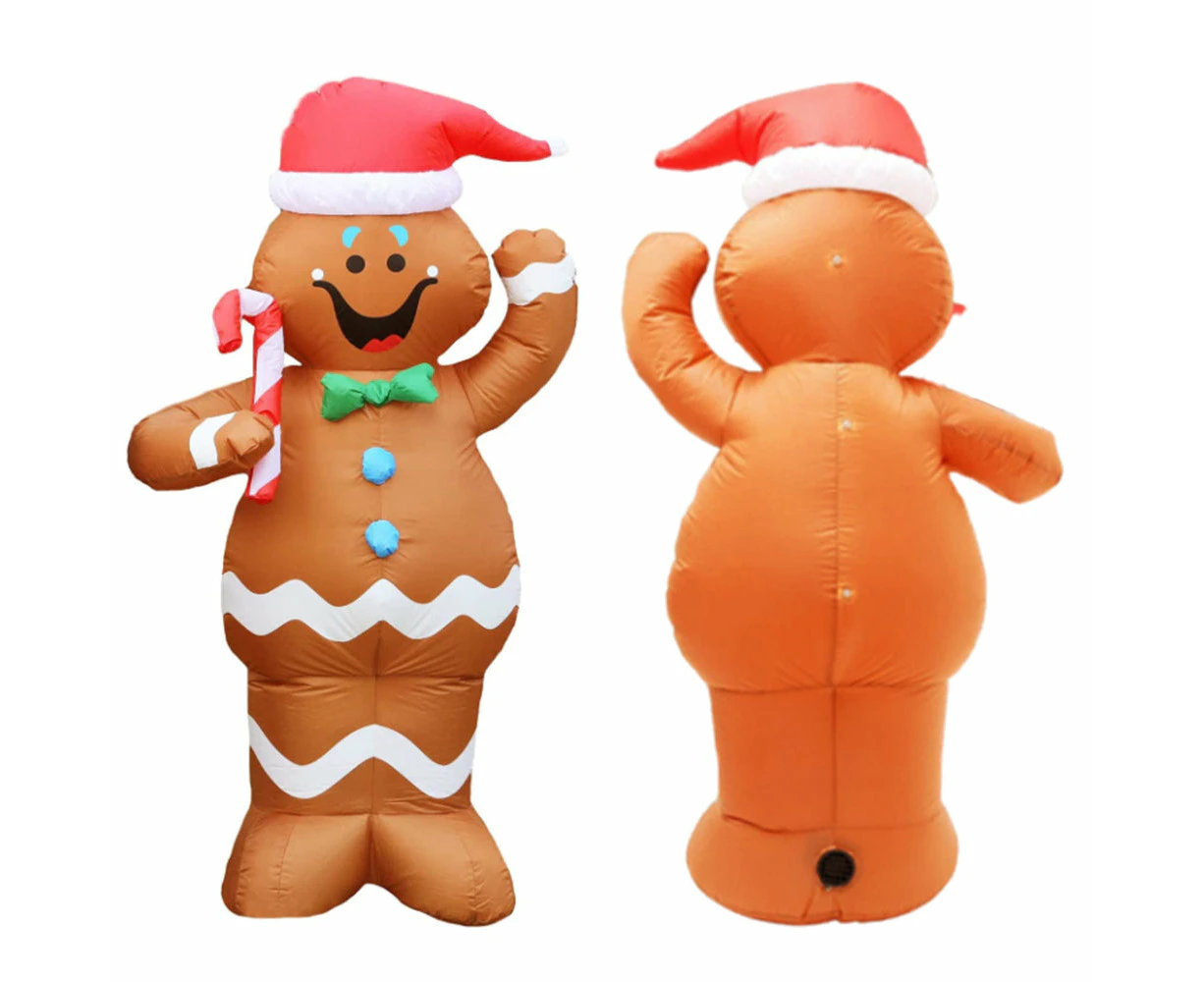 5ft/1.5m Inflatable Giant Christmas Gingerbread Man