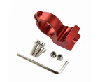 Outdoor Sports Display Seat Aluminum Fixed Bracket For 22mm Dia Handlebars Red