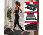 YOPOWER Walking Pad Treadmill Under Desk Home Office Exercise Walking Machine 120KG Capacity Black