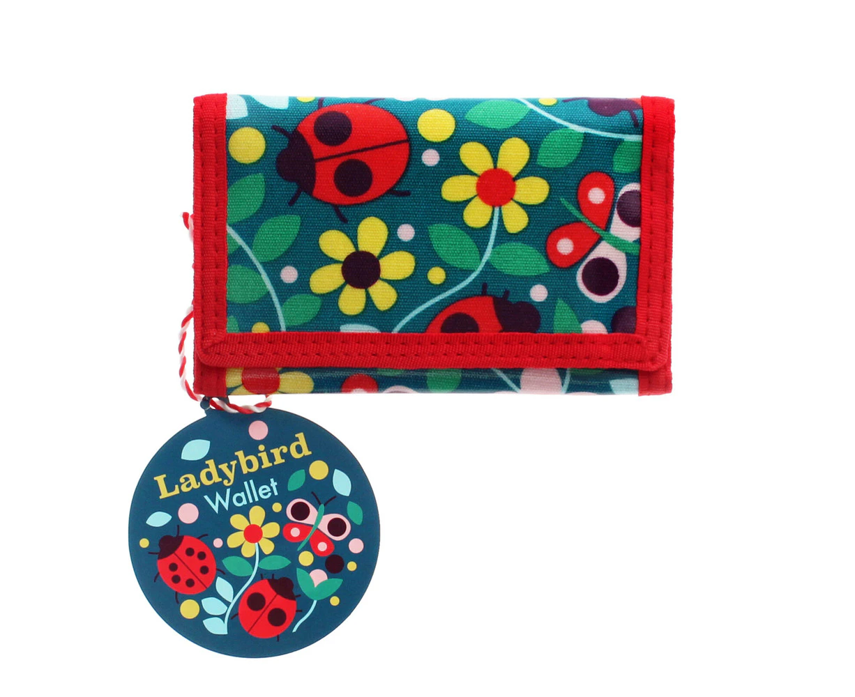 Rex London Kids/Childrens Wallet Trifold Money/Card Holder 24.5cm Ladybird