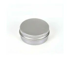 Aluminum Cosmetic Jar 50-200PCS 3Sizes Silver Empty Containers